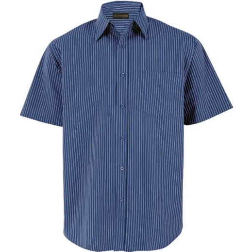 Mens Quest Lounge Short Sleeve BlueWhite